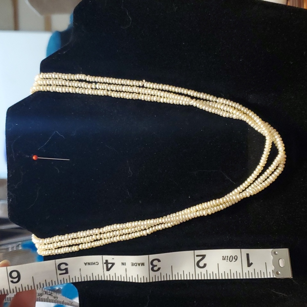 Real pearl necklace see video